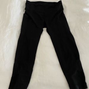 Black lululemon running leggings